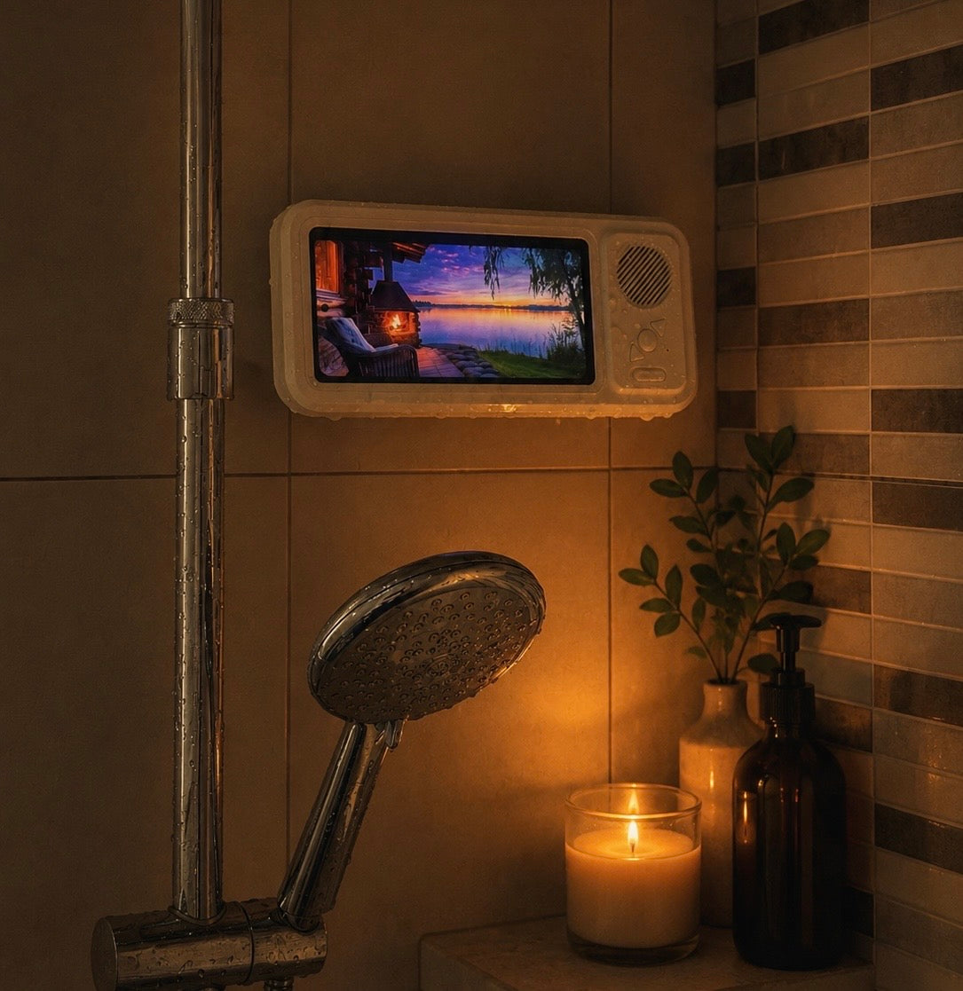 Shower Cinema Pro - Waterproof Touchscreen Phone Case & Speaker