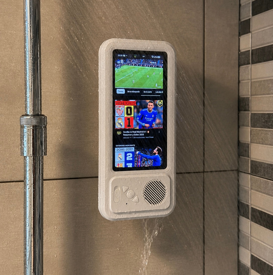 Shower Cinema Pro - Waterproof Touchscreen Phone Case & Speaker